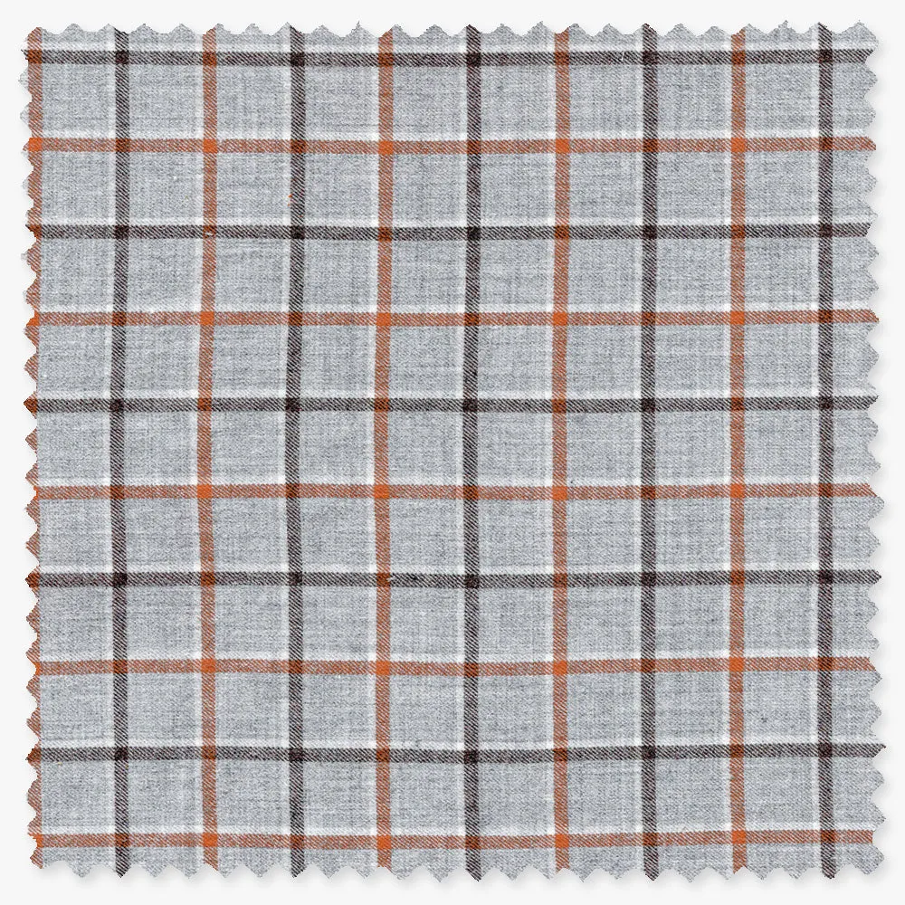 Grey Chambray Windowpane