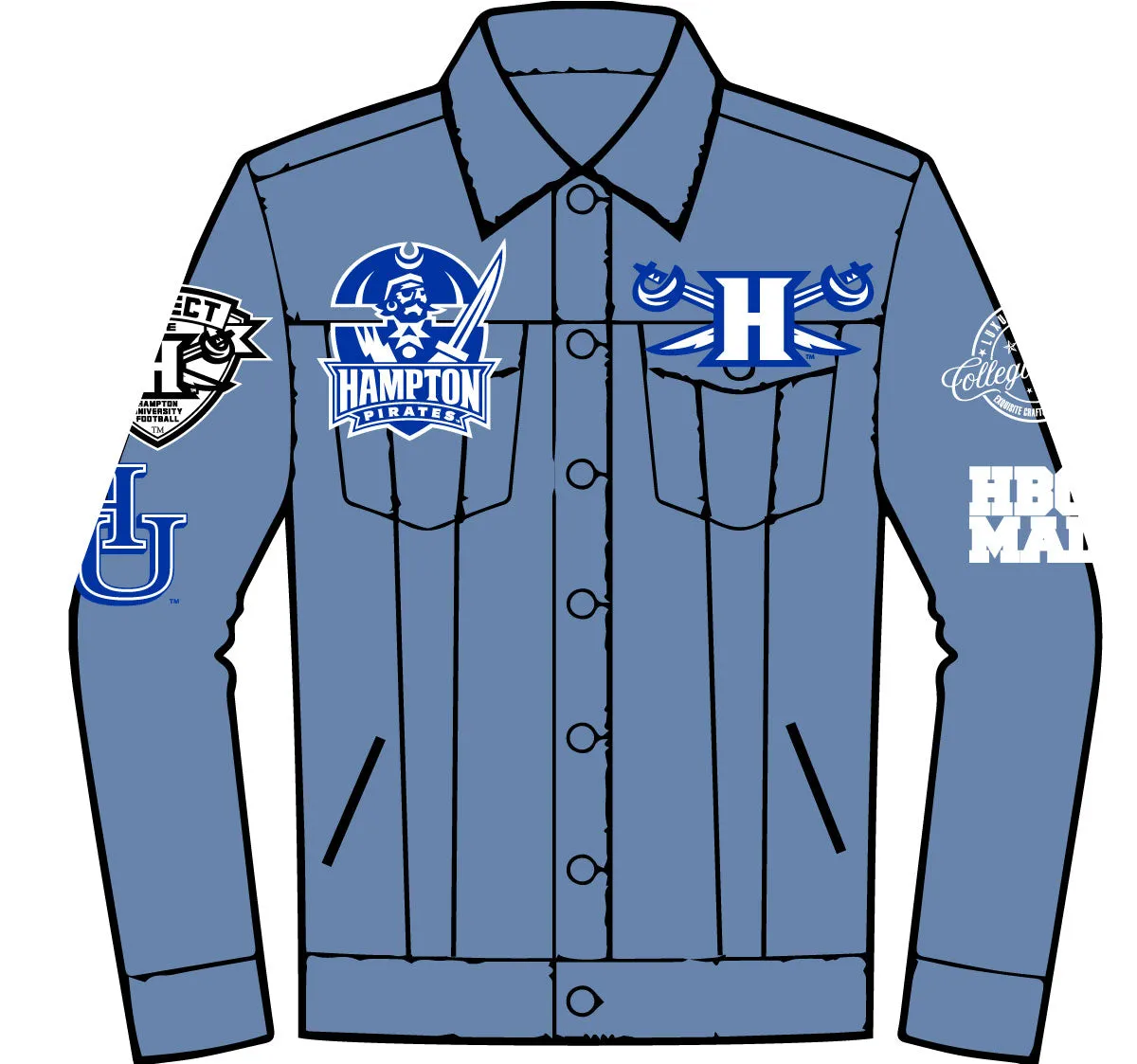 Hampton U | Vintage DENIM JKT