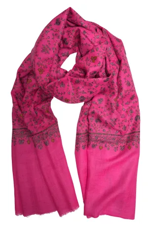 Hand Woven Cashmere Pashmina - Pink