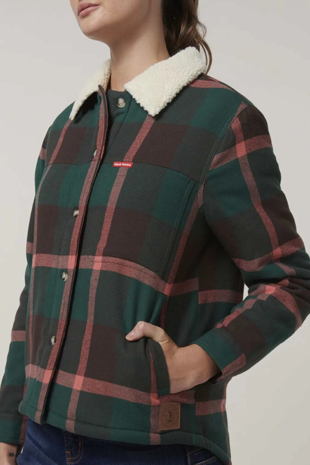 Hard Yakka Womens Heritage Trucker Sherpa Jacket