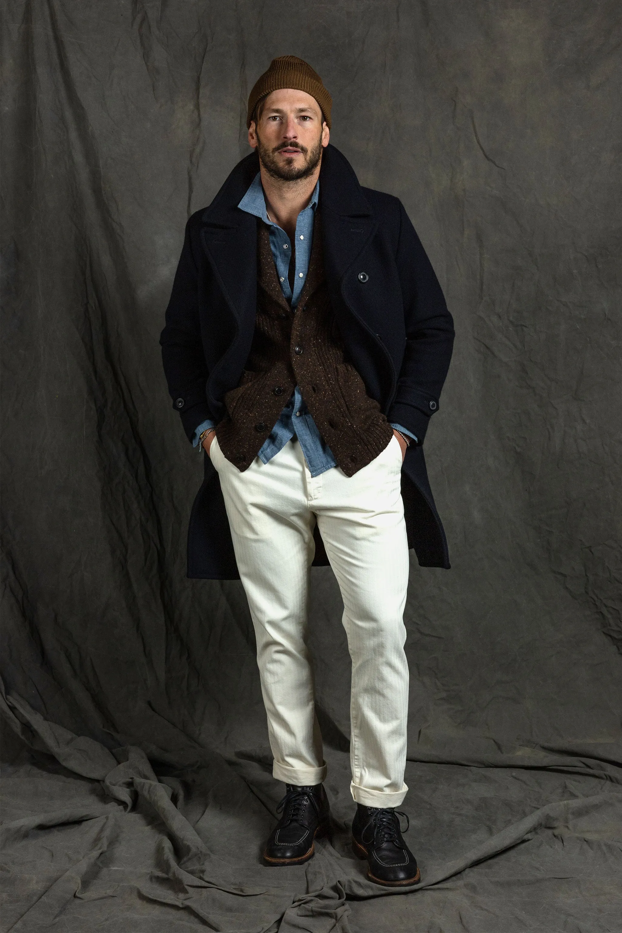 Harrison Western Shirt in Chambray