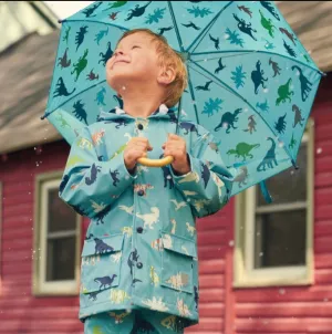 Hatley Colour Changing Prehistoric Dinos Splash Jacket : Sizes 2 to 12