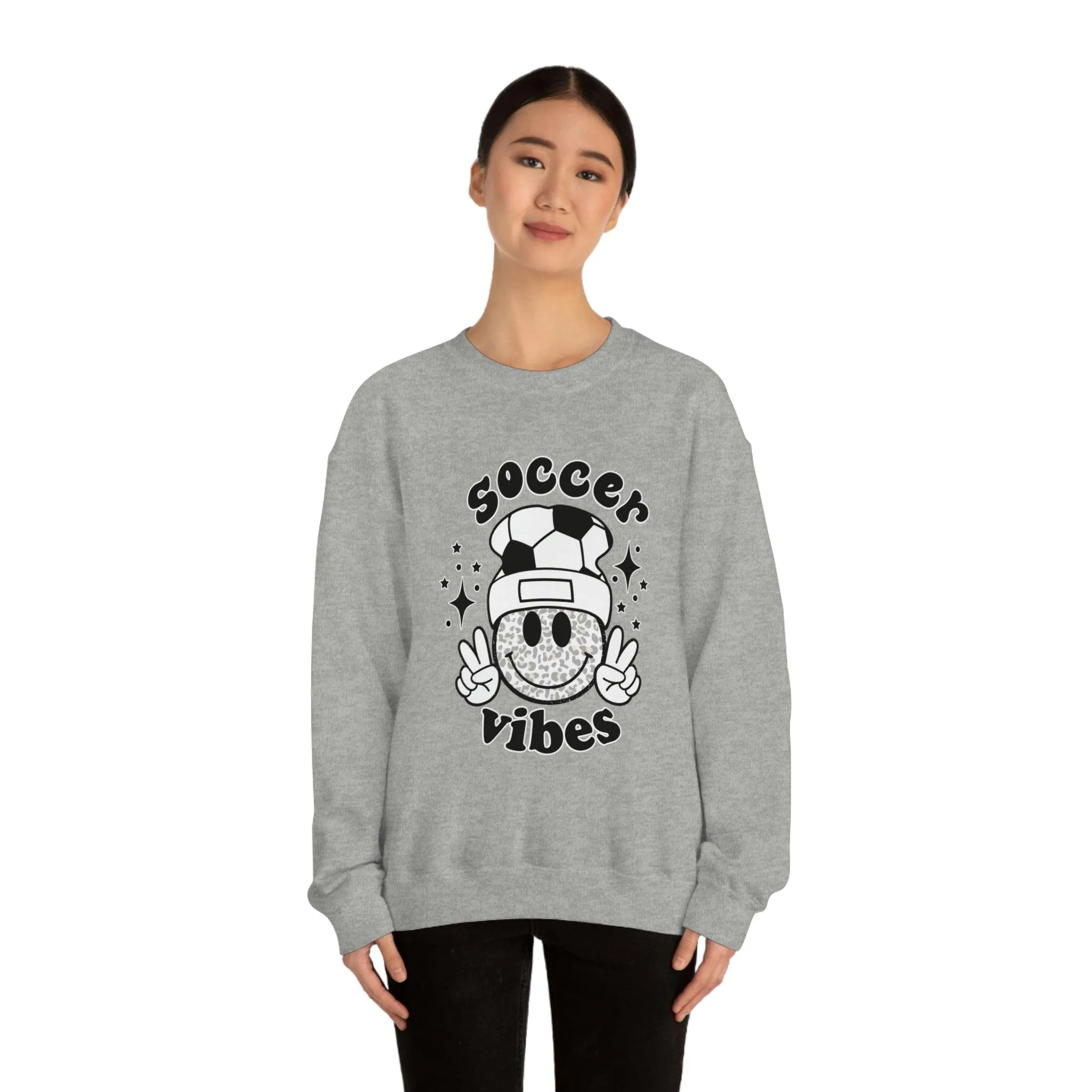 Hazel Blues® |  Soccer Vibes Graphic Sweatshirt