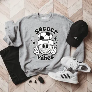 Hazel Blues® |  Soccer Vibes Graphic Sweatshirt