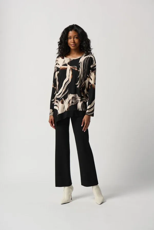 Heavy Knit Flared Leg Pant Style 234170