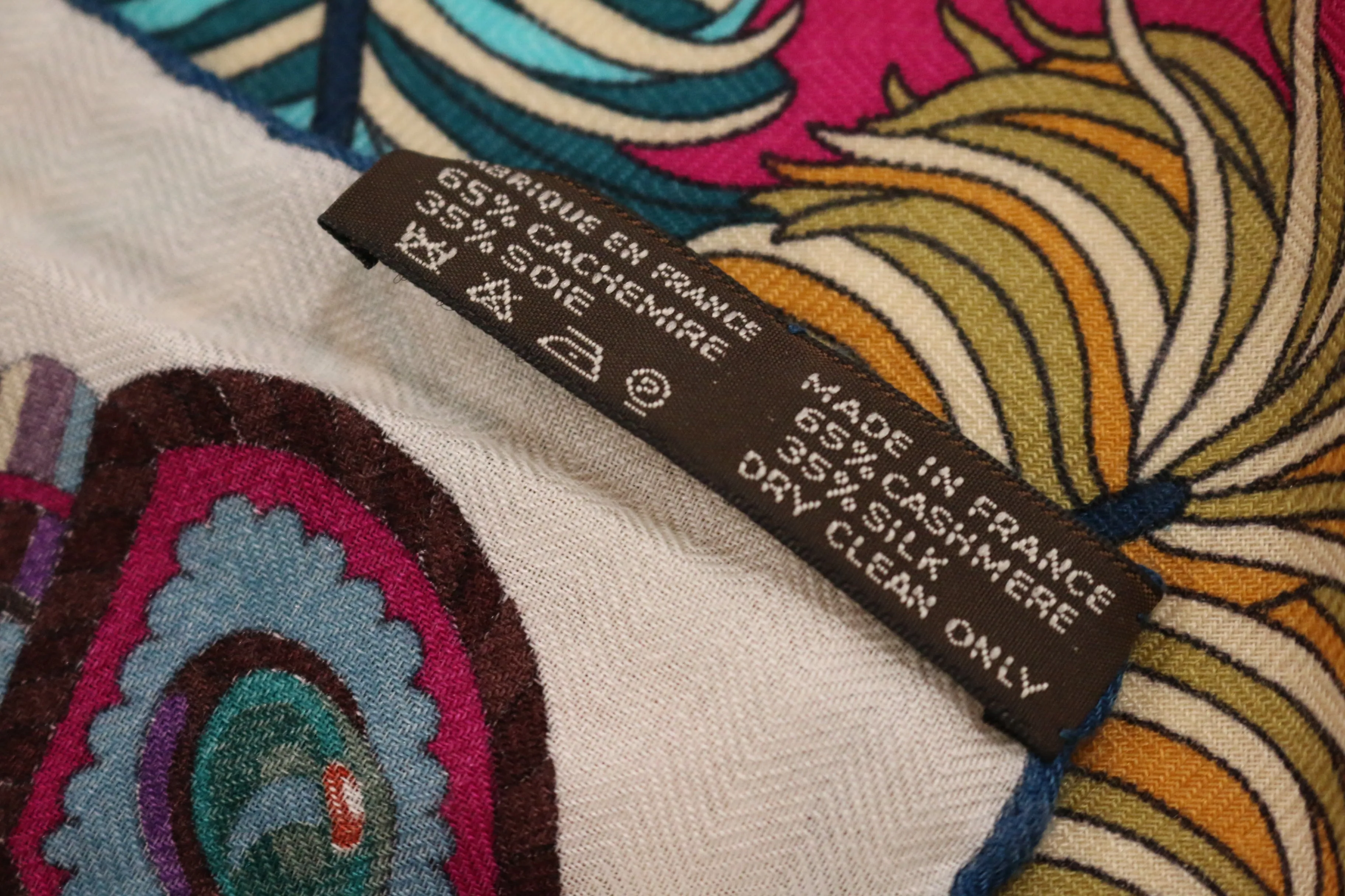 Hermes Mars 140cm Cashmere Scarf