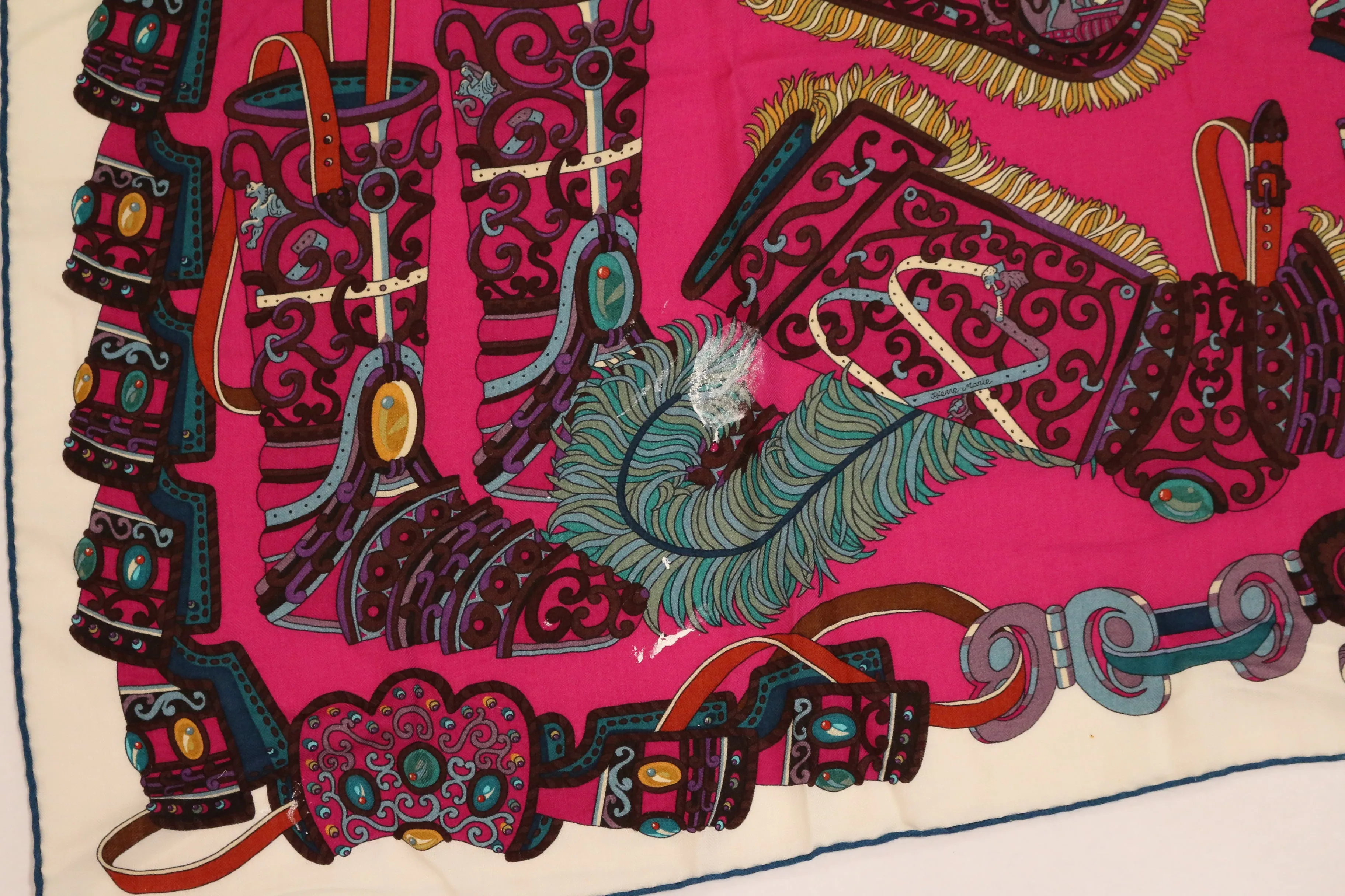 Hermes Mars 140cm Cashmere Scarf