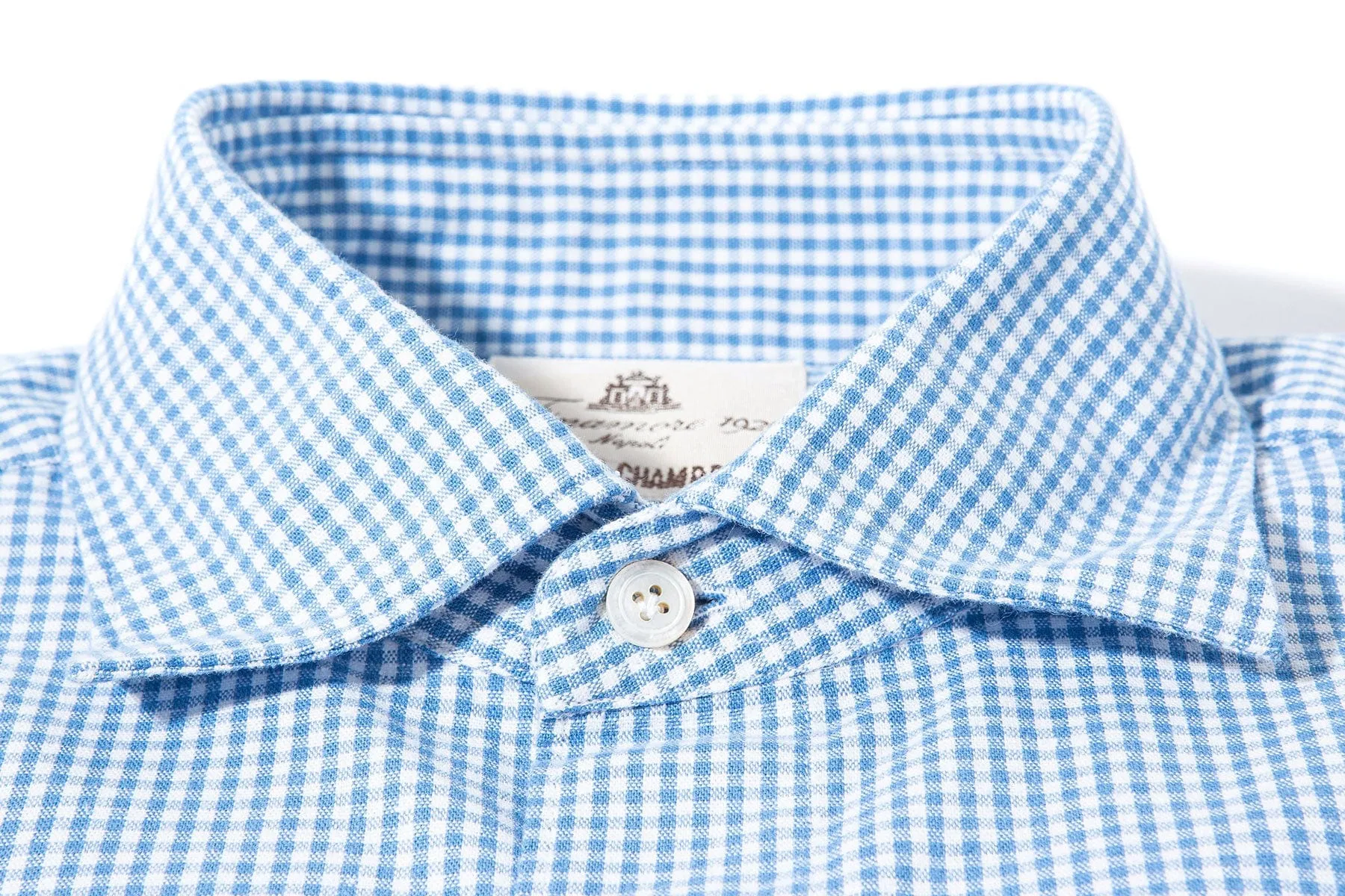 Hexie Cotton Check in Blue