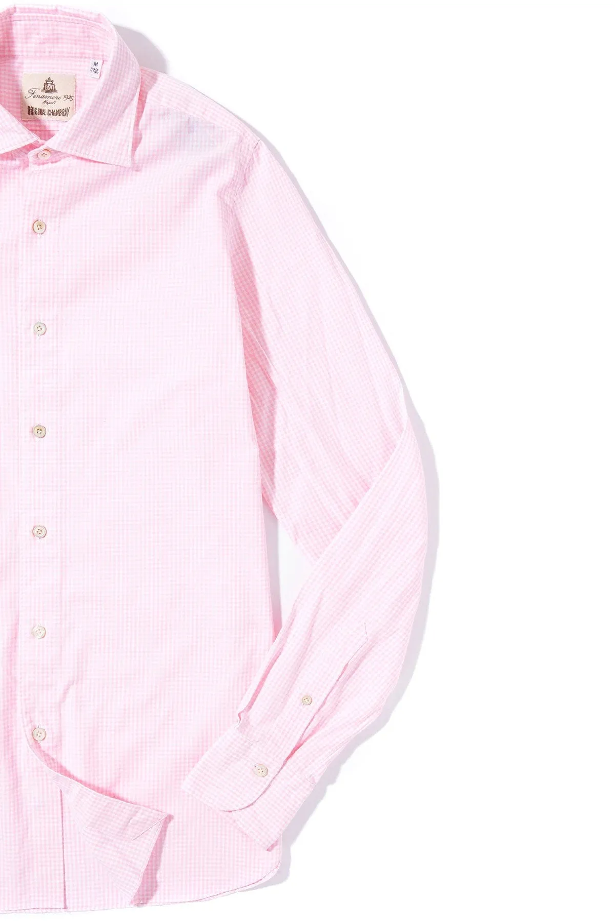 Hexie Cotton Check in Pink