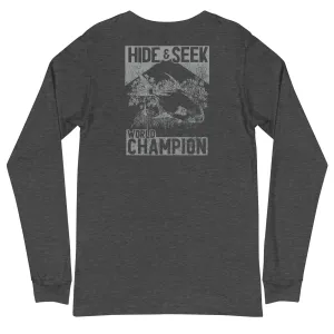 Hide & Seek grey graphic LS