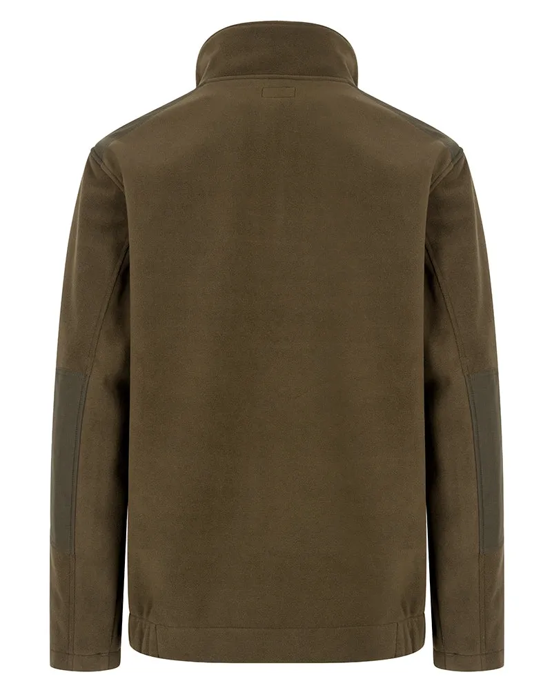 Hoggs of Fife Green King II 1/4 Zip Bonded Fleece