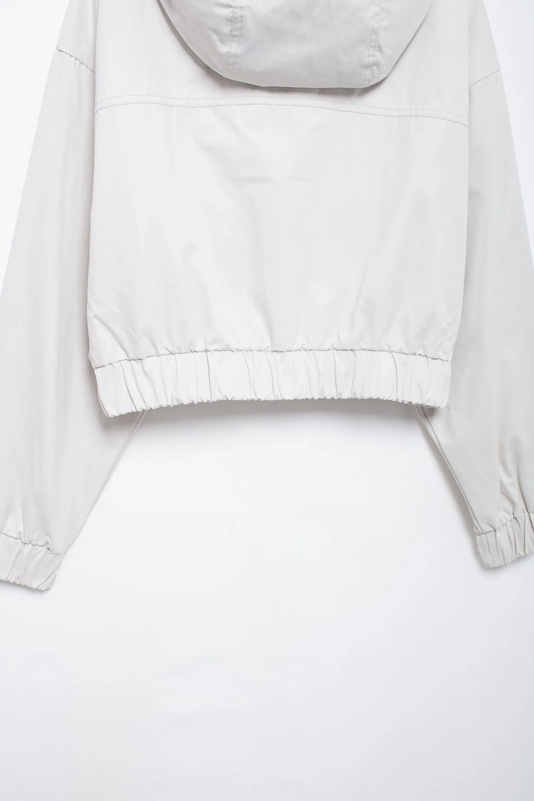 Hooded Windbreaker Zip Up Jacket