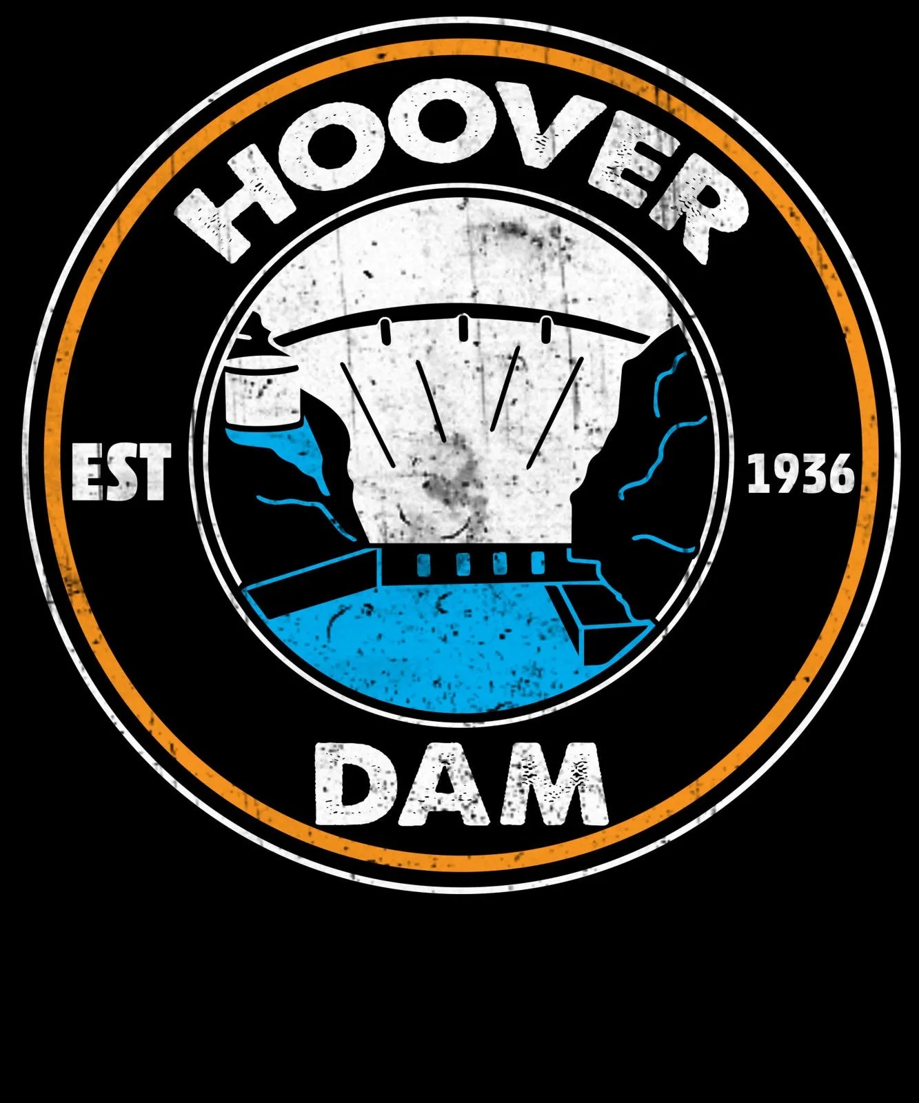 Hoover Dam T-Shirt Hover Dam Water 1936 Unique T-Shirts for Your Unique Personality   by Market Trendz