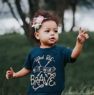 How Big is Your Brave Inspirational Anti-Bullying Positive Kid's Shirt