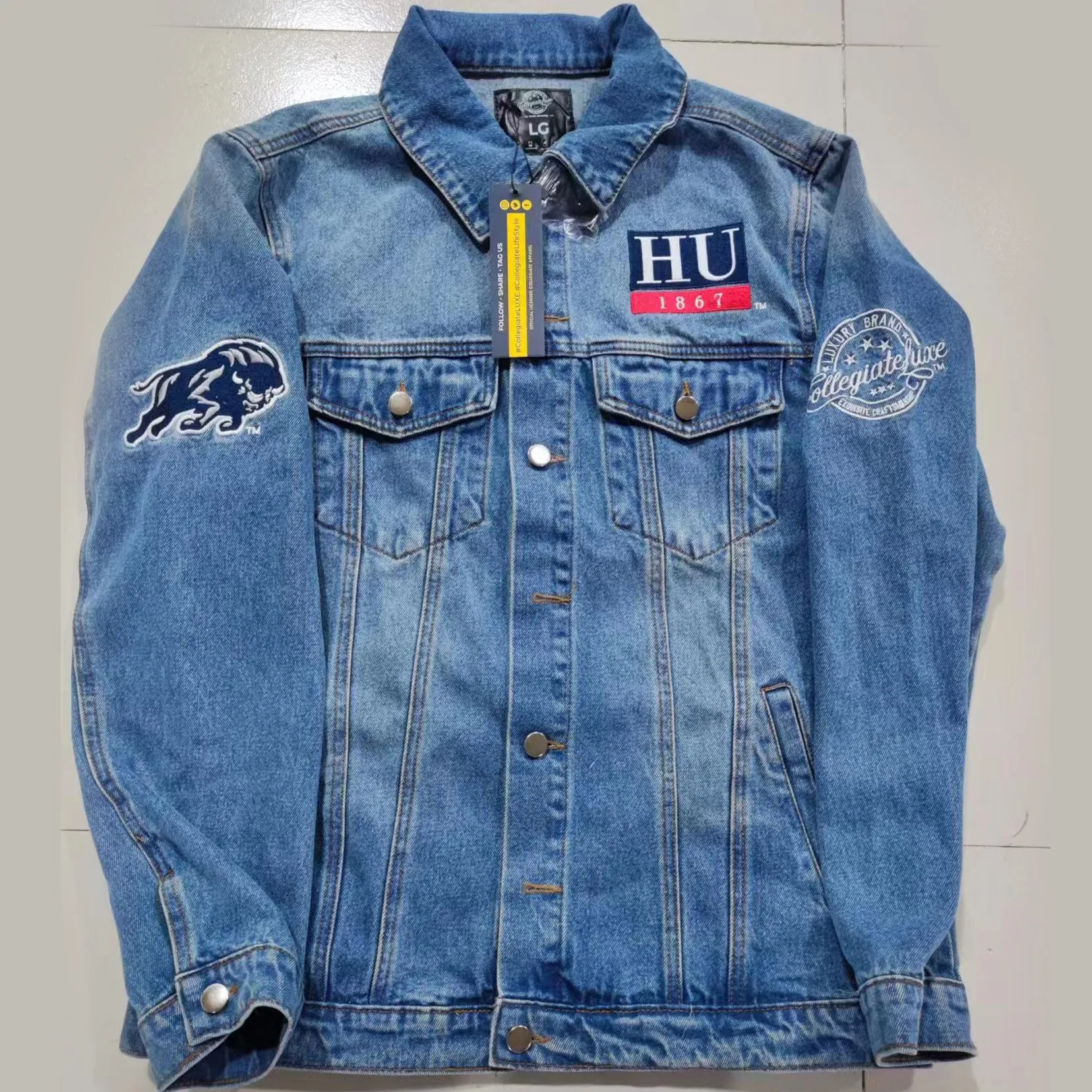 Howard U  |  DENIM JACKET (aja)