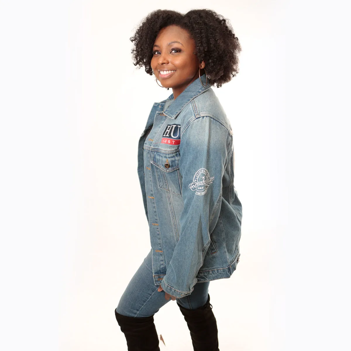 Howard U  |  DENIM JACKET (aja)
