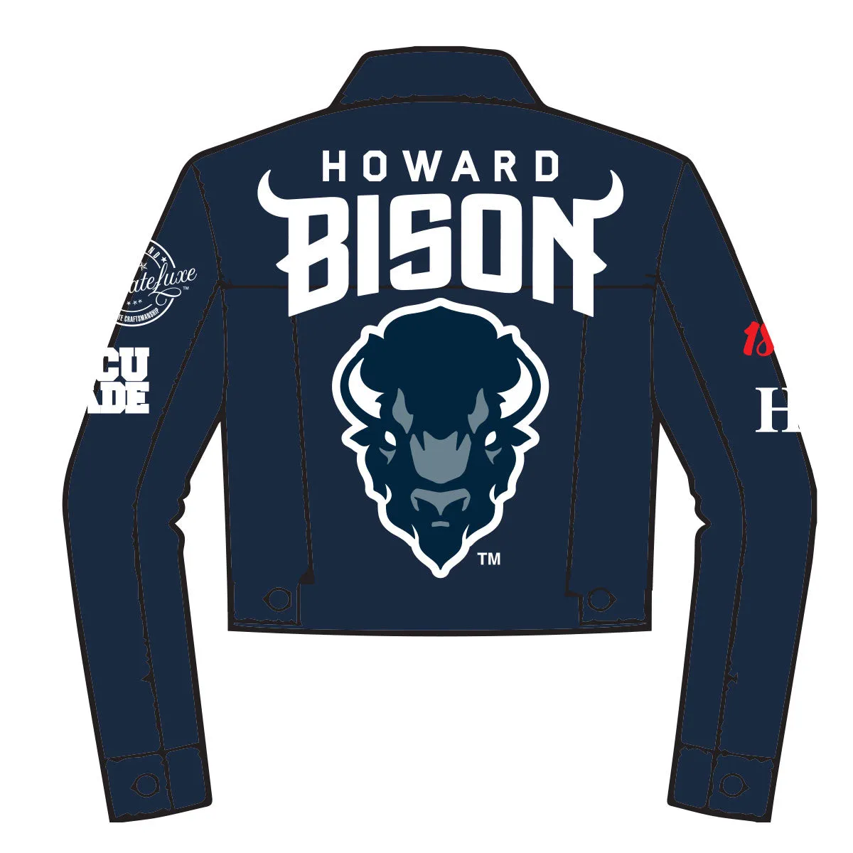 HOWARD UNIV. | CROP Dark Navy DENIM
