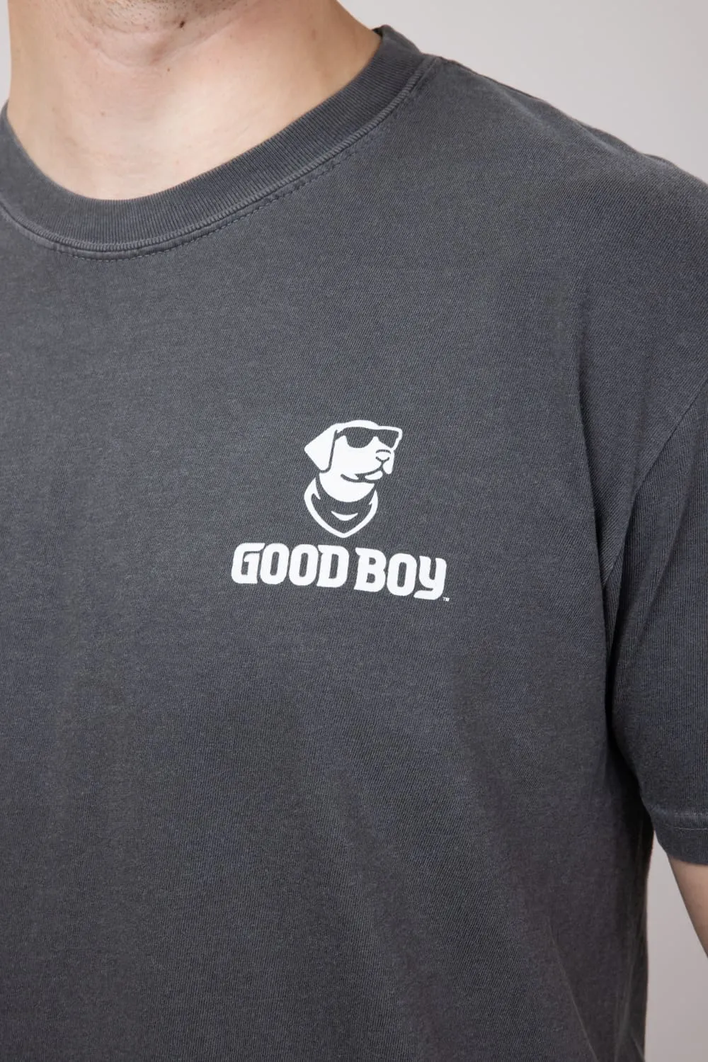 Hunt Club Dog T-Shirt for Men in Pepper | 2207-PEPPER