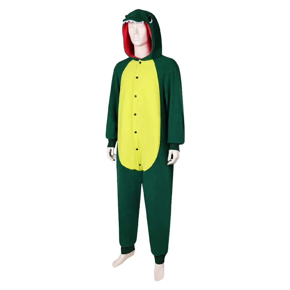 IF 2024 Movie The Man Upstairs Unisex Dinosaur Pajamas Cosplay Costume Outfits Halloween Carnival Suit