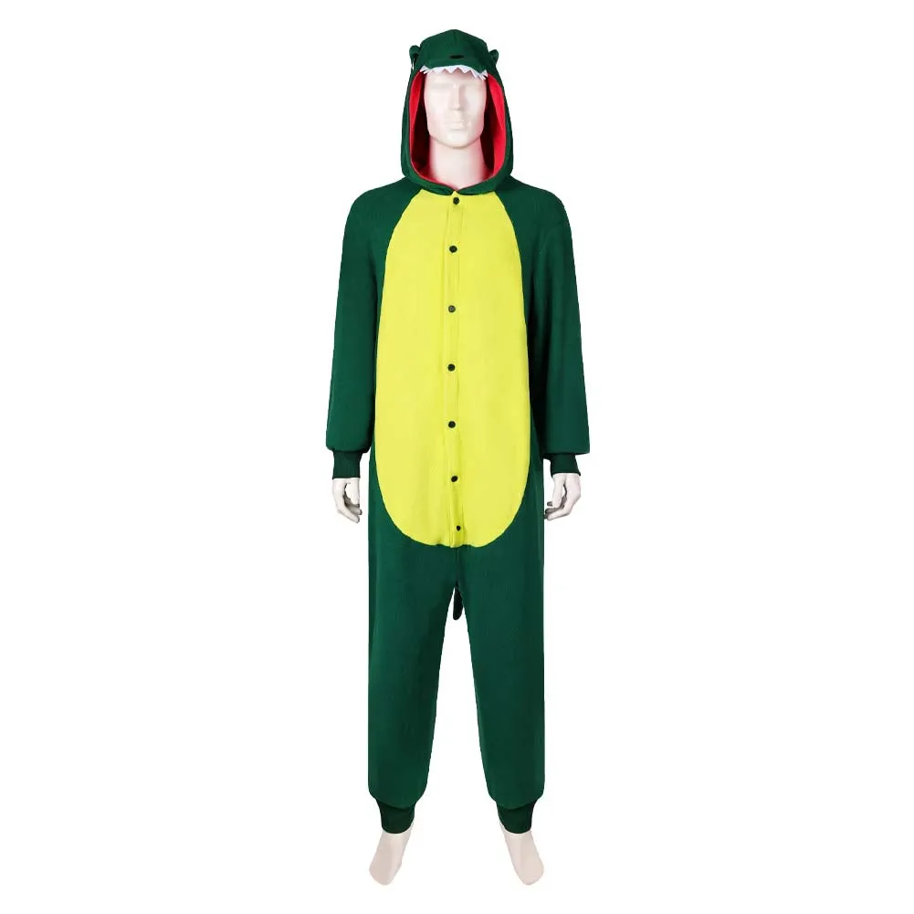 IF 2024 Movie The Man Upstairs Unisex Dinosaur Pajamas Cosplay Costume Outfits Halloween Carnival Suit