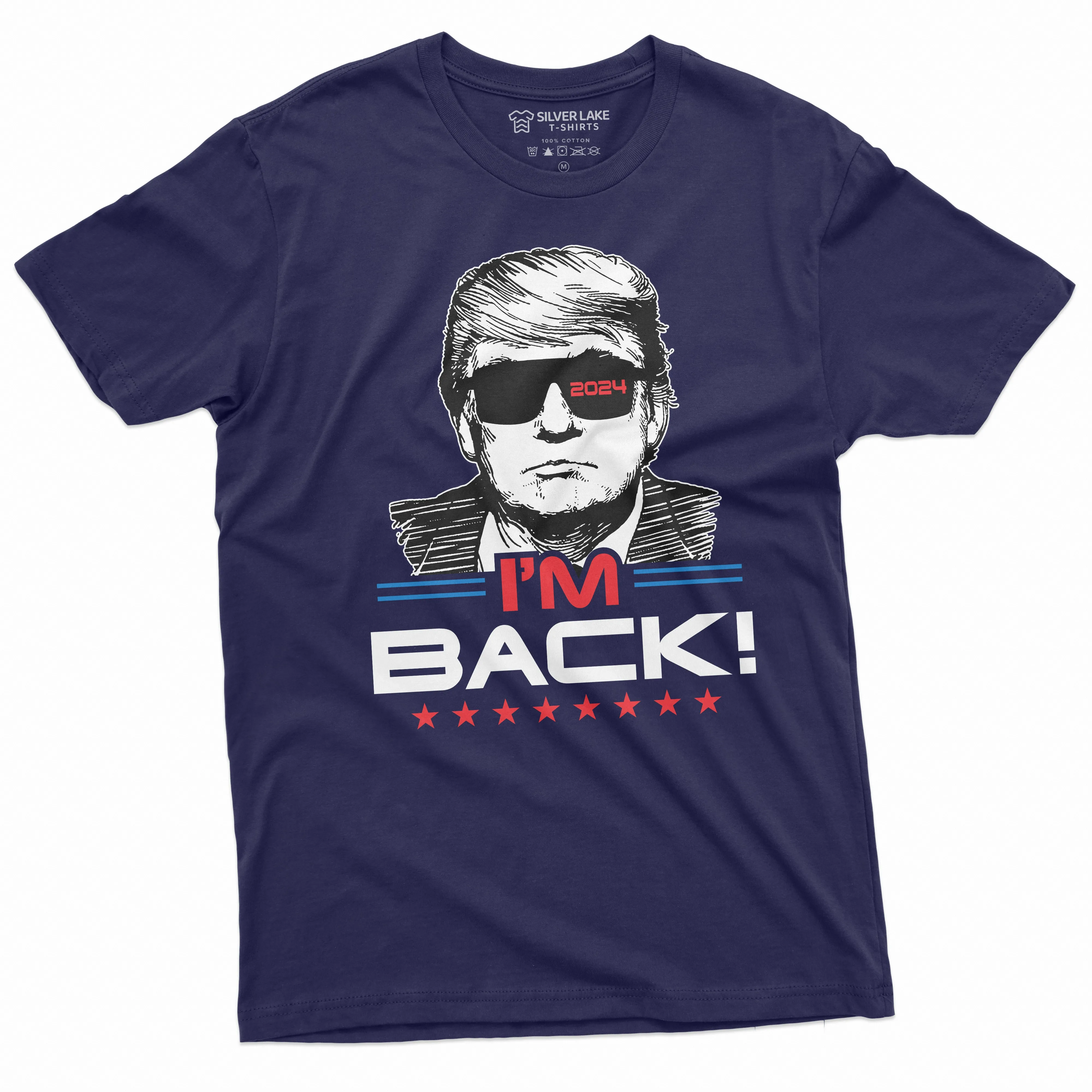 I'm Back T-shirt Donald Trump 2024 Re-election shirt Presidential elections of 2024 tee