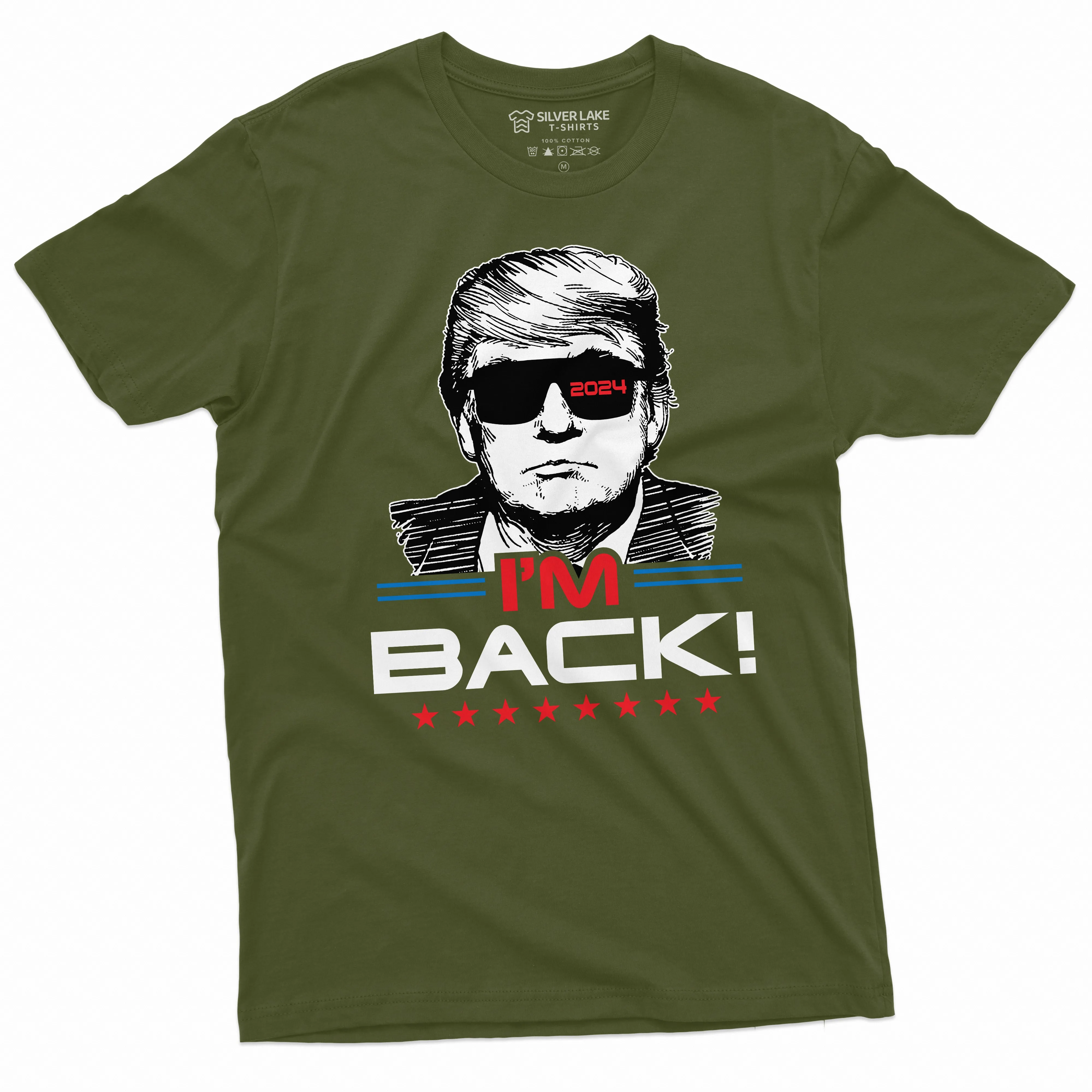 I'm Back T-shirt Donald Trump 2024 Re-election shirt Presidential elections of 2024 tee