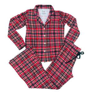 In My Jammers x Bre Sheppard Home For The Holidays Plaid Women’s L/S 2pc PJ Set