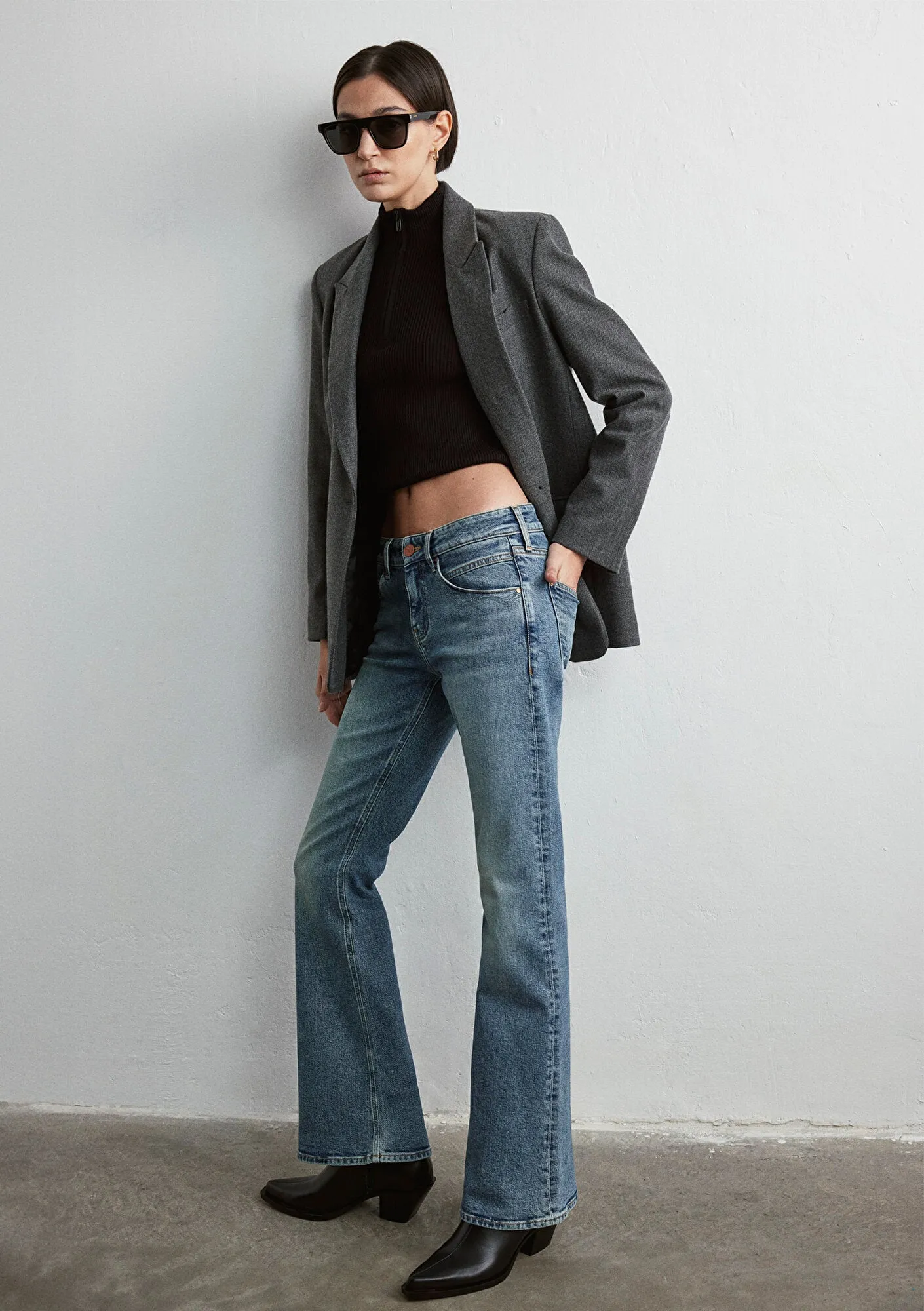 Isabella Mid Vintage Denim Jean Pants