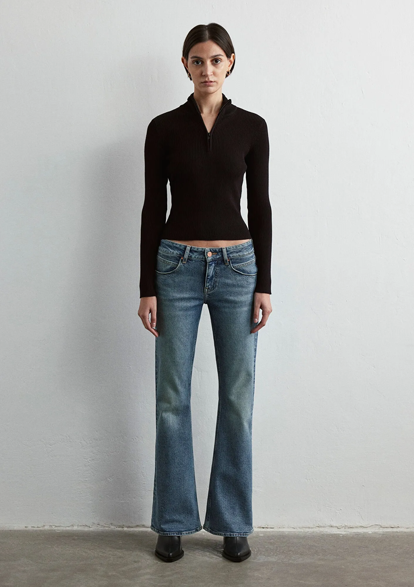 Isabella Mid Vintage Denim Jean Pants