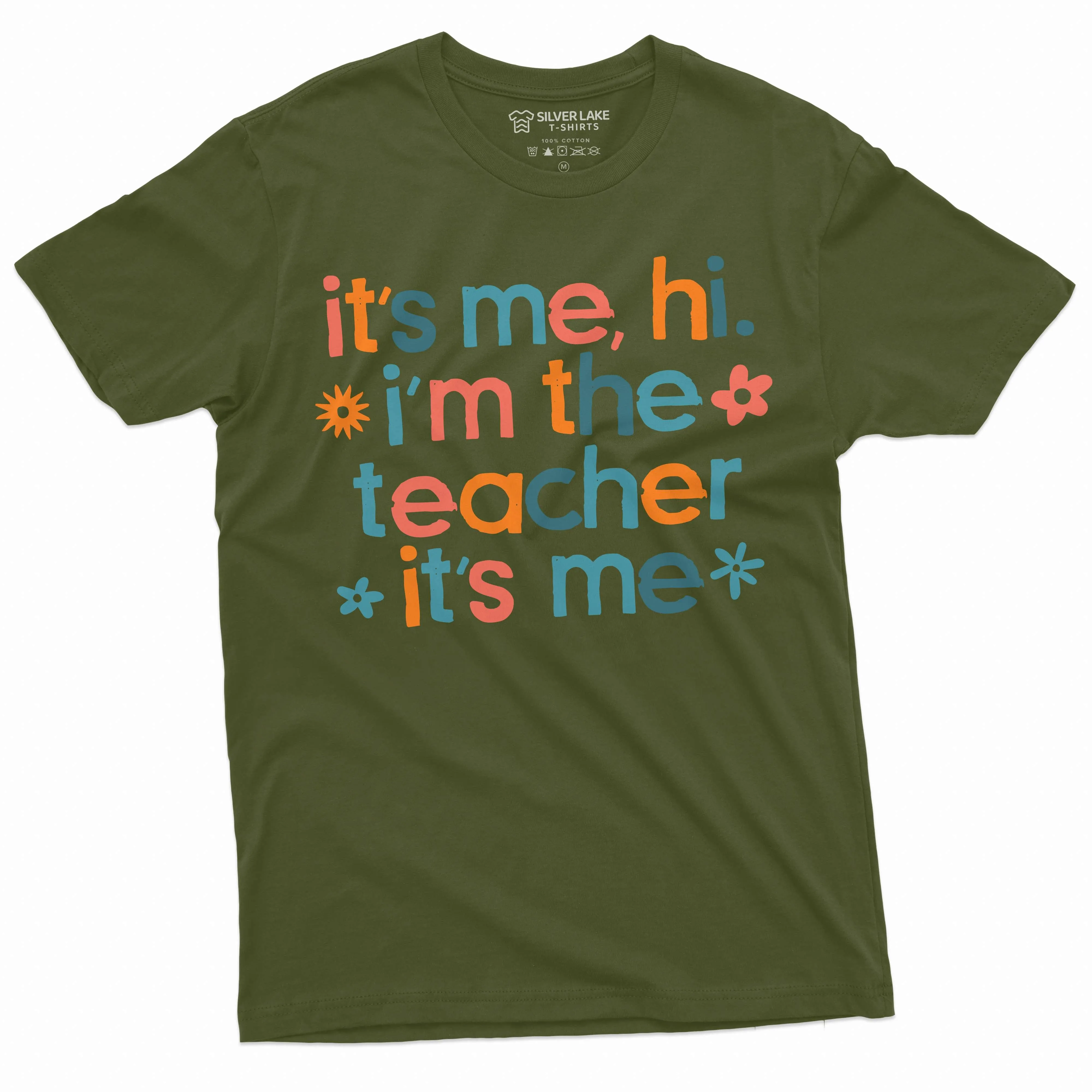 It's me Teacher funny T-shirt back to school teacher gift unisex ladies mens shirts school tee shirt