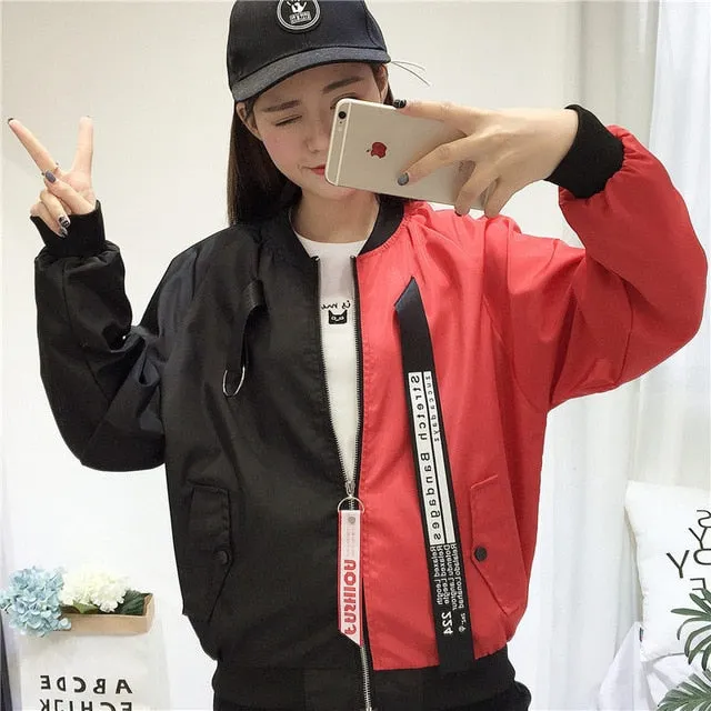 Jackets Women 2018 New Fashion Bomber Jacket Women's Hooded Basic Jacket Casual Thin Windbreaker Female Outwear Women Coat