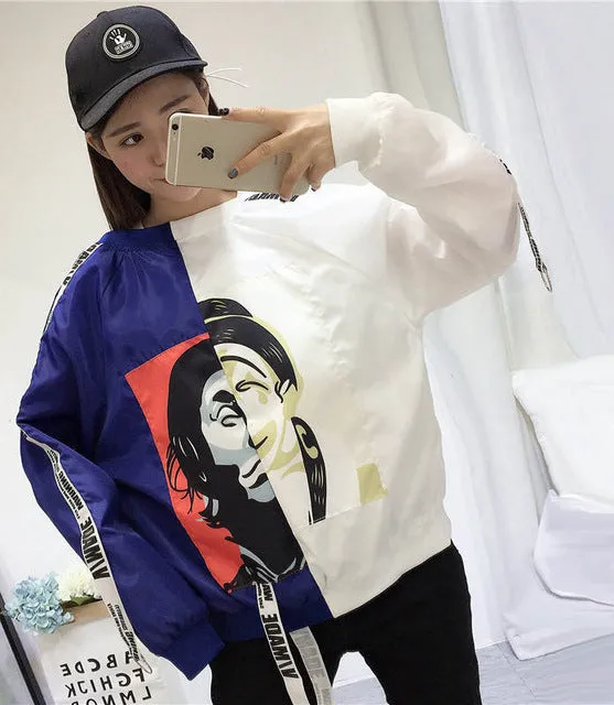 Jackets Women 2018 New Fashion Bomber Jacket Women's Hooded Basic Jacket Casual Thin Windbreaker Female Outwear Women Coat