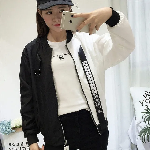 Jackets Women 2018 New Fashion Bomber Jacket Women's Hooded Basic Jacket Casual Thin Windbreaker Female Outwear Women Coat