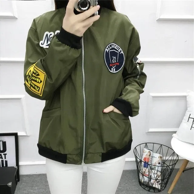 Jackets Women 2018 New Fashion Bomber Jacket Women's Hooded Basic Jacket Casual Thin Windbreaker Female Outwear Women Coat