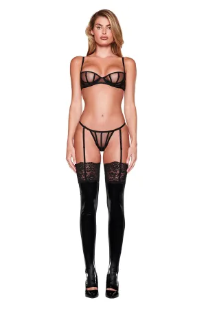 JACQUELINE 3 PIECE SET - BLACK