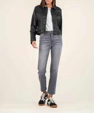 Julia Coated Crop Jacket - FINAL SALE