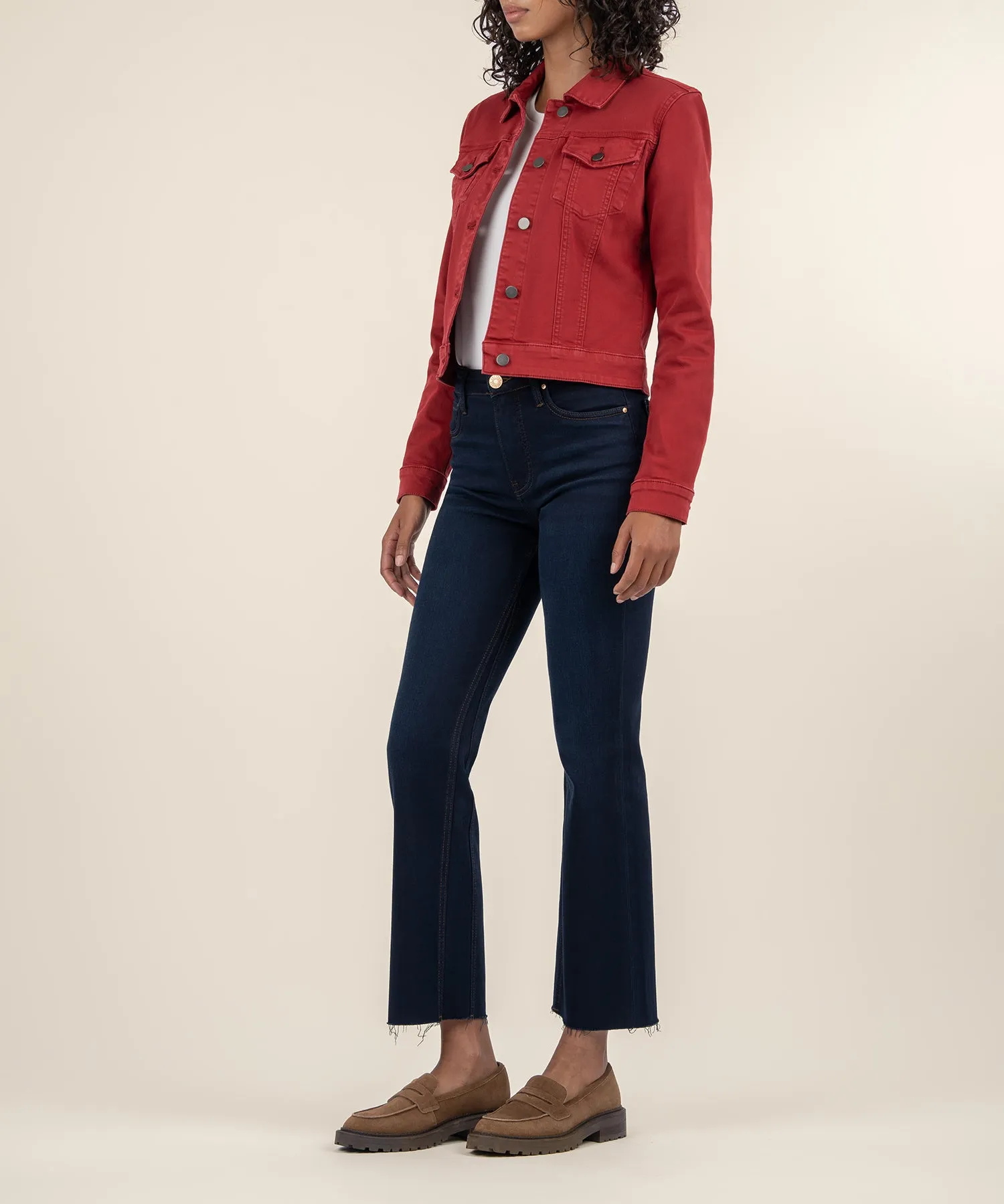 Julia Crop Denim Jacket - FINAL SALE