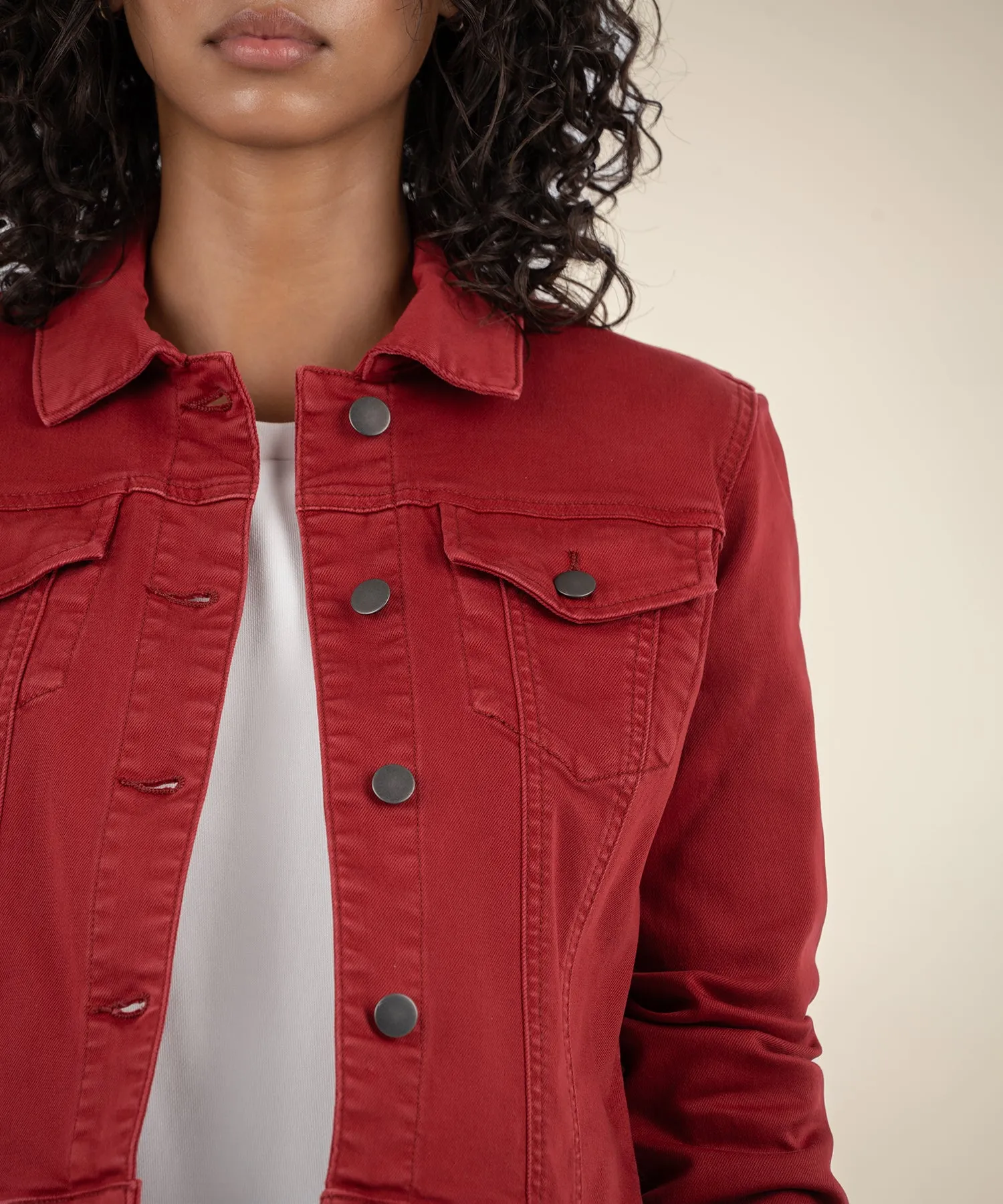 Julia Crop Denim Jacket - FINAL SALE
