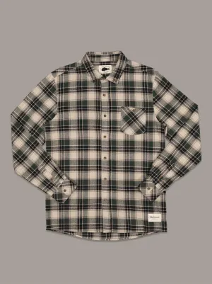 JUST ANOTHER FISHERMAN Boatyard Shirt - Pine Check
