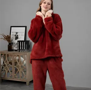 Kaia® | Fluffy Fleece Pajamas Set