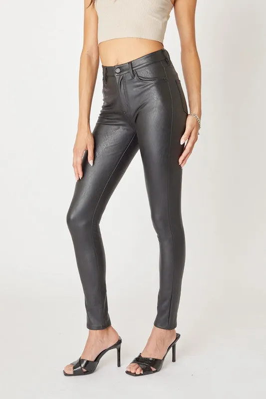 KANCAN Gemma High Rise Super Skinny Faux Leather Pants