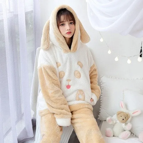 Kawaii Cosy Flannel Pyjamas