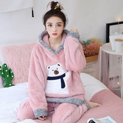 Kawaii Cosy Flannel Pyjamas