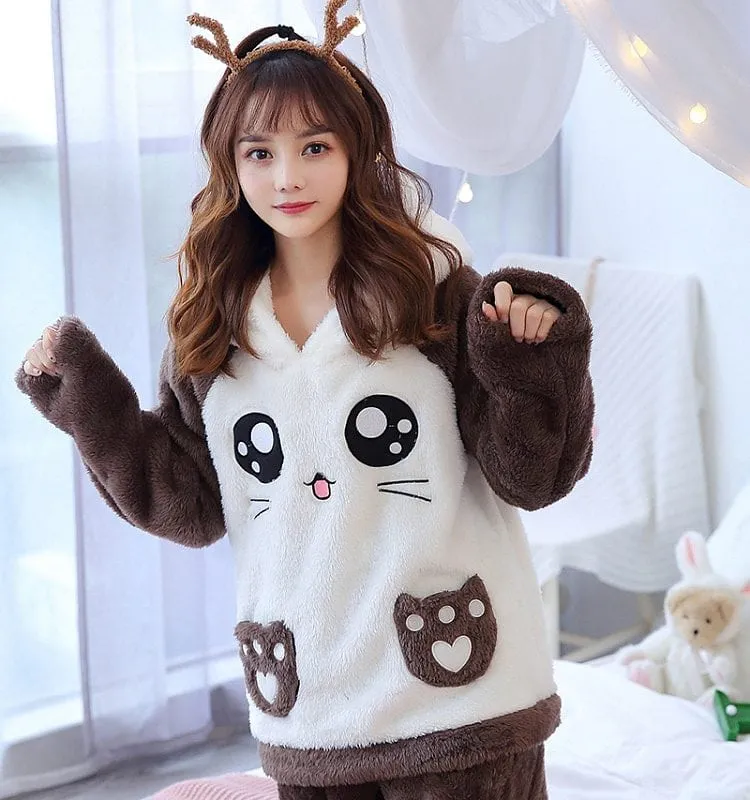 Kawaii Cosy Flannel Pyjamas