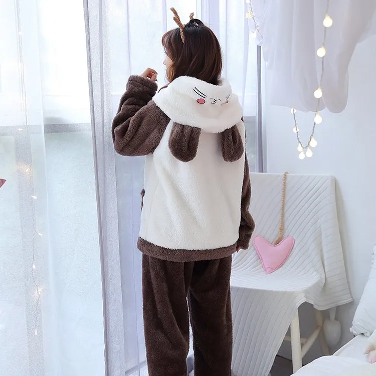 Kawaii Cosy Flannel Pyjamas