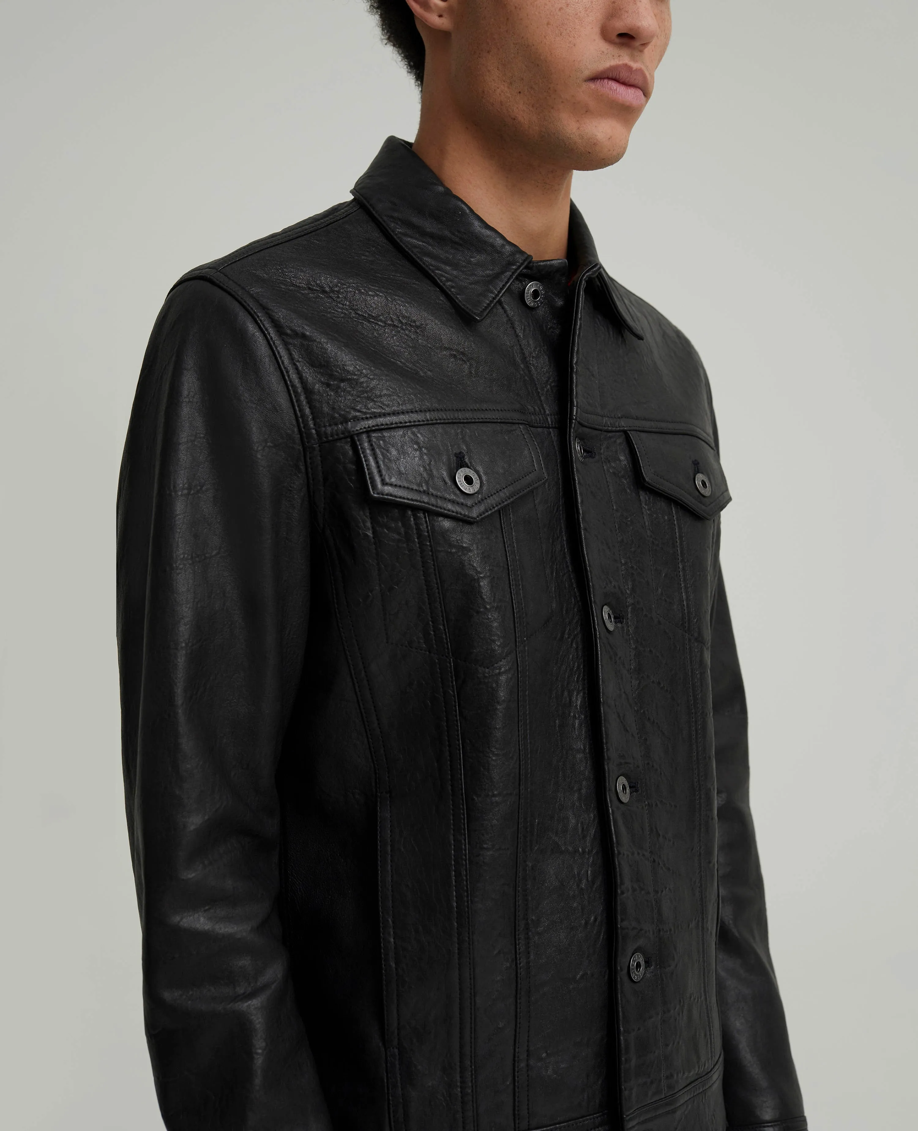Kent Leather Trucker