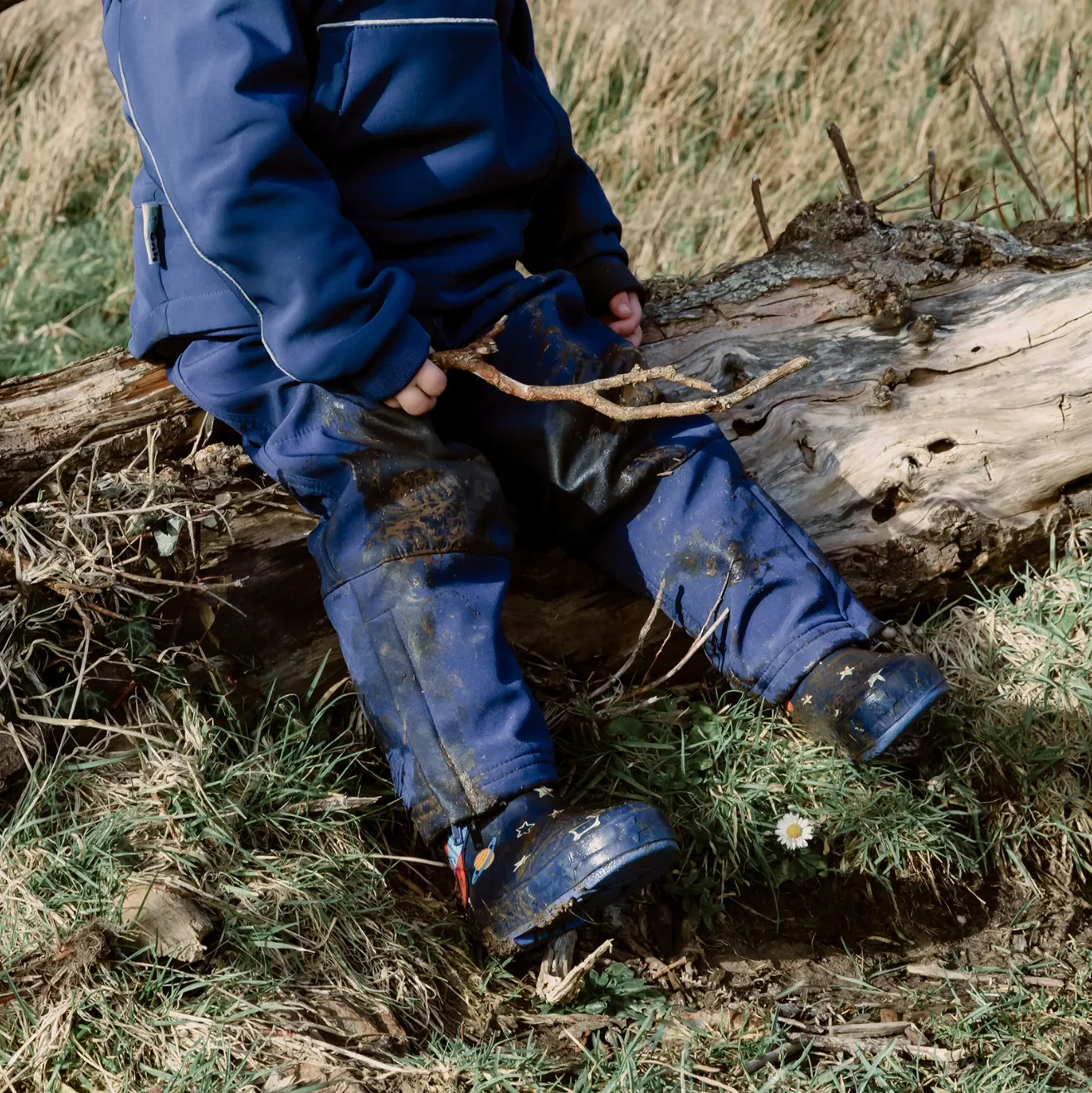 Kidunk Waterproof Trousers Outerwear Ink 2-3y