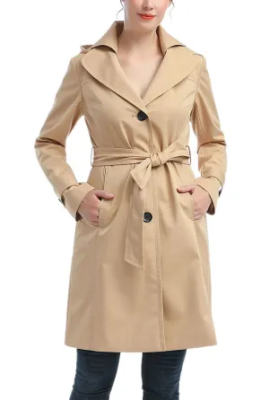 Kimi   Kai Women's "Adel" Waterproof Hooded Trench Coat