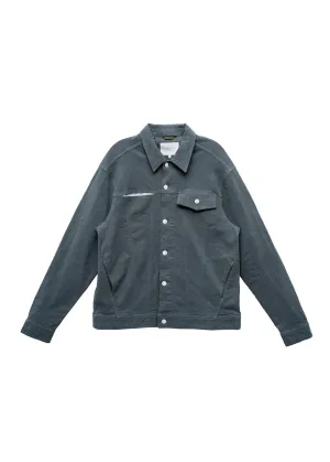 Konus Men's Trucker Jacket In Green
