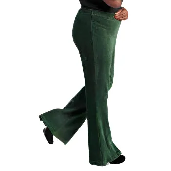 Kylie - Solid Kombu Green Stretch Cord